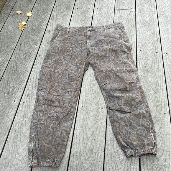 Jumpsuits | Sundry Python Zip Jogger 
